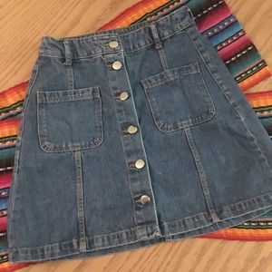 H&M Jean Mini Skirt